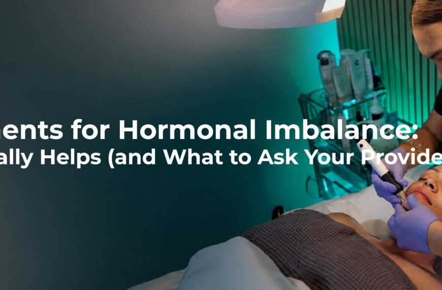 Supplements for Hormonal Imbalance: What Actually Helps (and What to Ask Your Provider First)